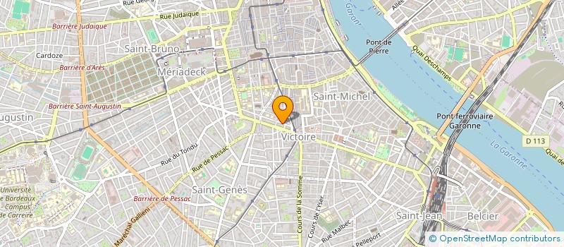 localisation de l'entreprise PRESENCE LIVE  BORDEAUX