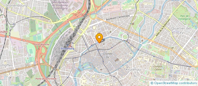 localisation de l'entreprise PRESENCE MEDIA à STRASBOURG