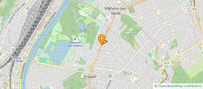 localisation de l'entreprise PRESENCE PAO à DRAVEIL