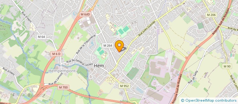 localisation de l'entreprise PRESENCE PATRIMOINE  HEM