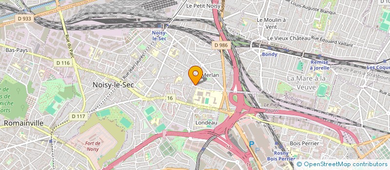 localisation de l'entreprise PRESENCE PROPRETE & SERVICES à NOISY-LE-SEC