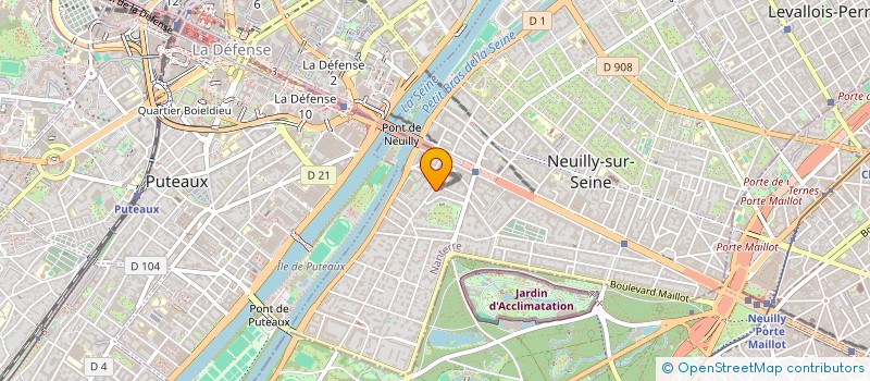 localisation de l'entreprise PRESENCE PSYCHOLOGIQUE à NEUILLY-SUR-SEINE