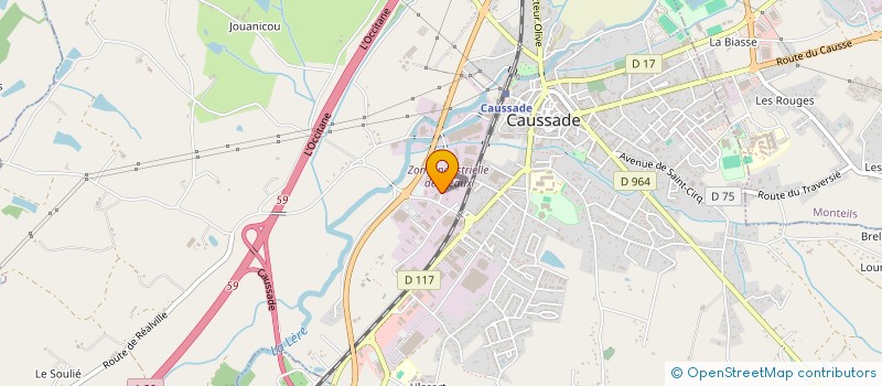 localisation de l'entreprise PRESENCE SANTE  CAUSSADE