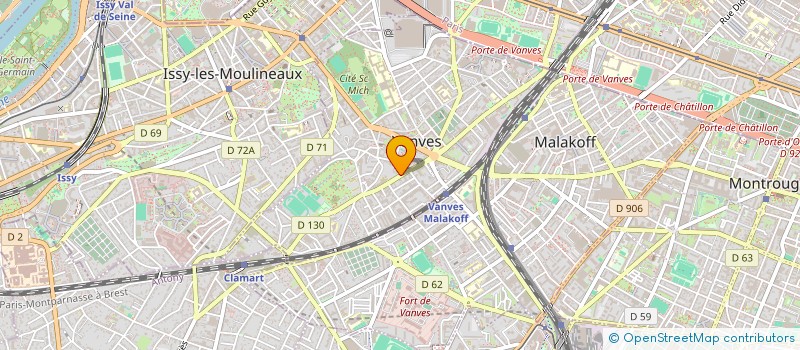 localisation de l'entreprise PRESENCE SERVICES à VANVES