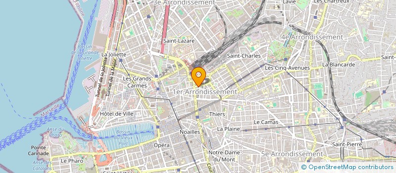 localisation de l'entreprise PRESENCE URBAINE à MARSEILLE