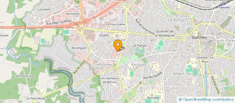 localisation de l'entreprise PRESENCE VERTE à VANNES