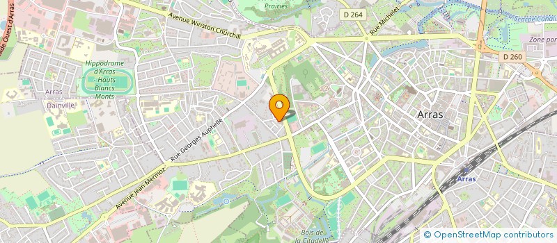 localisation de l'entreprise PRESENCE VERTE à ARRAS