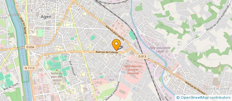 localisation de l'entreprise PRESENCE VERTE COLLECTIFS ET PROFESSIONNELS  AGEN