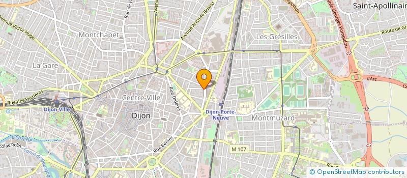 localisation de l'entreprise PRESENCE VERTE COTE DOR à DIJON