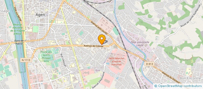 localisation de l'entreprise PRESENCE VERTE GUIENNE à AGEN