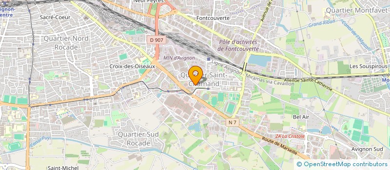 localisation de l'entreprise PRESENCE VERTE SERVICES à AVIGNON