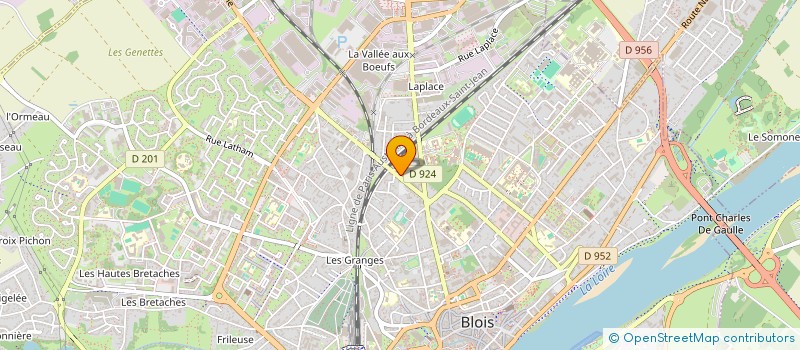 localisation de l'entreprise PRESENCE VERTE SERVICES ENTREPRISES PARTICULIERS DU CENTRE  BLOIS