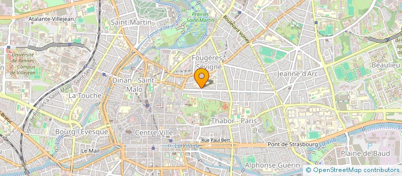 localisation de l'entreprise PRESENCE YOGA  RENNES