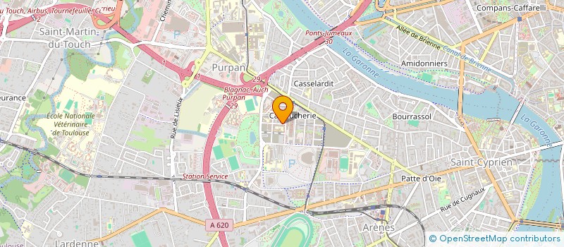 localisation de l'entreprise PRESENCE YOGA OCCITANIE à TOULOUSE