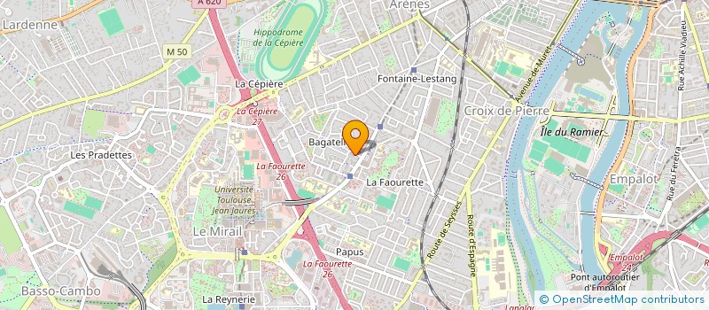 localisation de l'entreprise PRESENCES-MONDE  TOULOUSE