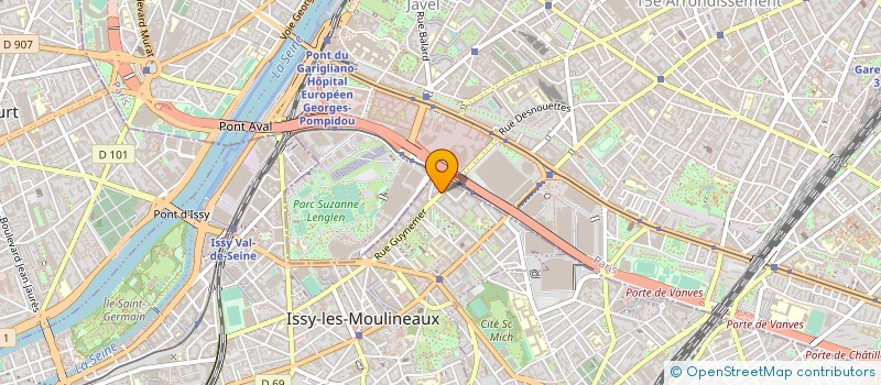 localisation de l'entreprise PRESENCES PSYCHOLOGIQUES à ISSY-LES-MOULINEAUX