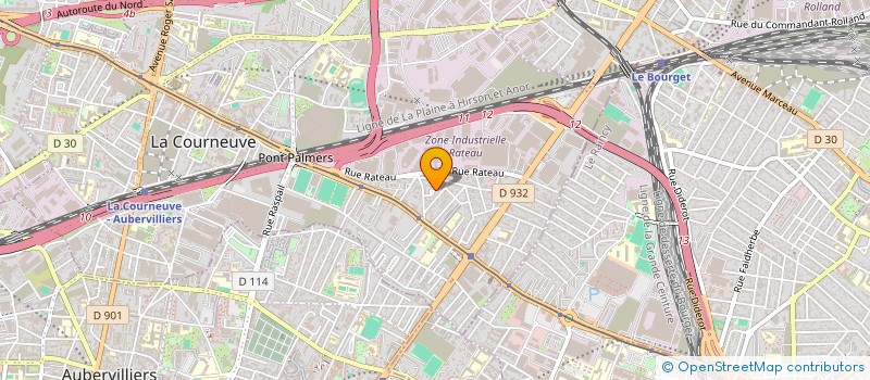 localisation de l'entreprise PRESENCIEL CONSEIL à LA COURNEUVE