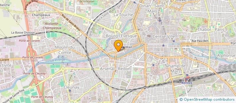 localisation de l'entreprise PRESENT  RENNES