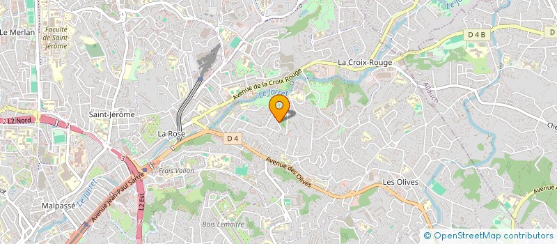 localisation de l'entreprise PRESENTS POUR VOUS à MARSEILLE