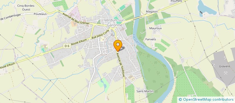 localisation de l'entreprise PRESERV'ENERGIES à VERDUN-SUR-GARONNE