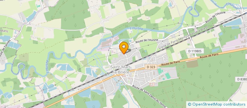 localisation de l'entreprise PRESERVATION DE L'ENVIRONNEMENT  SAINT-MARS-LA-BRIERE