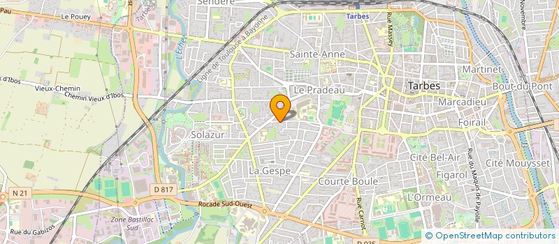localisation de l'entreprise PRESERVATION PATRIMOINE AUTOMOBILE ANCIEN  TARBES