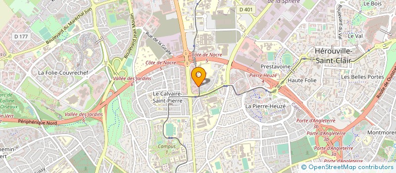 localisation de l'entreprise PRESERVATRICE FONCIERE VIE CIE ASSURANCE à CAEN