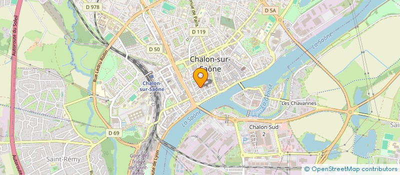 localisation de l'entreprise PRESERVEON à CHALON-SUR-SAONE