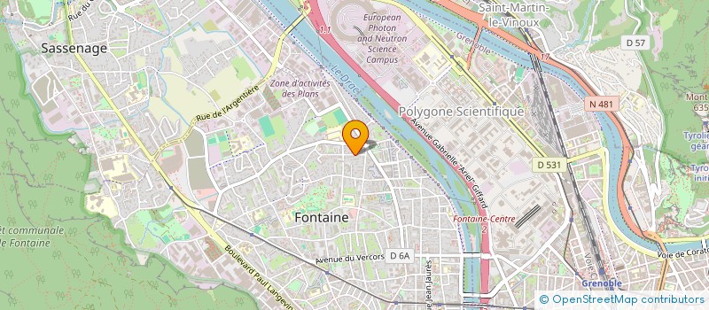 localisation de l'entreprise PRESERVONS LA NATIVITE  FONTAINE