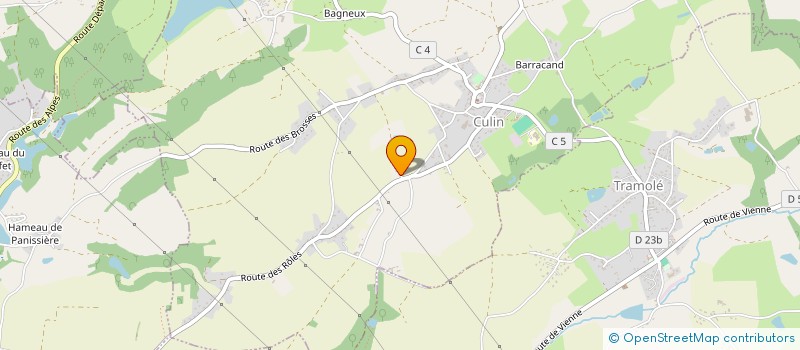 localisation de l'entreprise PRESERVONS LE PATRIMOINE CULINOIS  CULIN