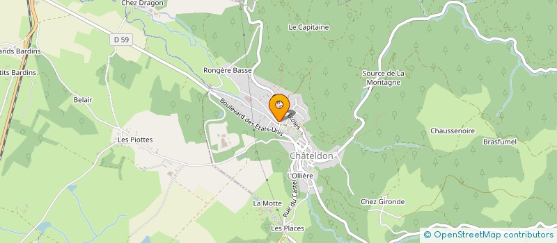 localisation de l'entreprise PRESIDENCE à CHATELDON