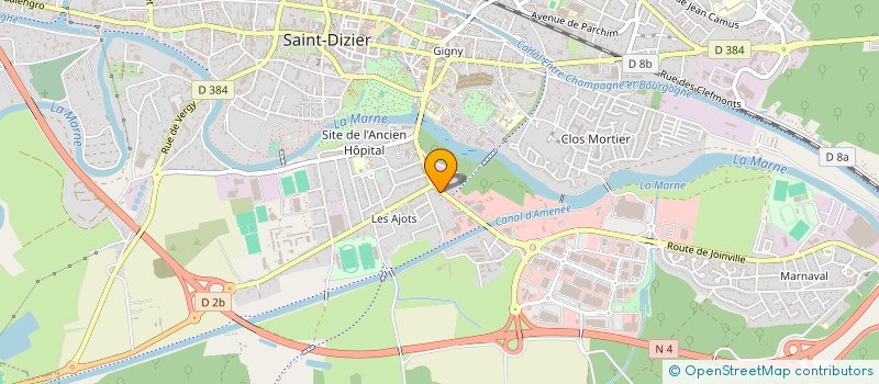 localisation de l'entreprise PRESJEAN à SAINT-DIZIER