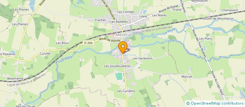 localisation de l'entreprise PRESLE SCI  MEZERIAT