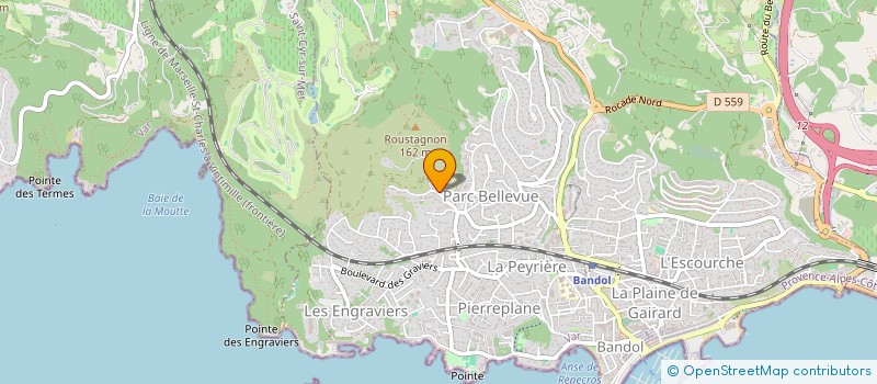 localisation de l'entreprise PRESPIC  BANDOL