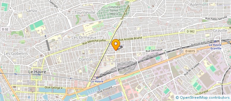 localisation de l'entreprise PRESQU IL PEINTURE NETTOYAGE à LE HAVRE