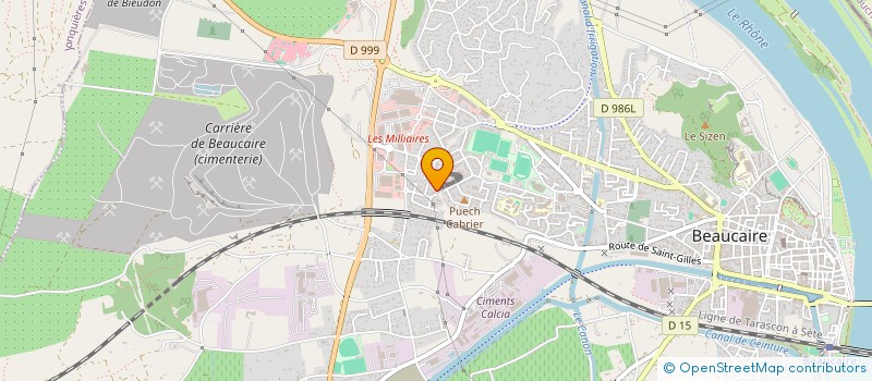 localisation de l'entreprise PRESQU'ILE AUTO  BEAUCAIRE