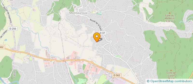 localisation de l'entreprise PRESQU'ILE DE GUELZIC  MONTAUROUX