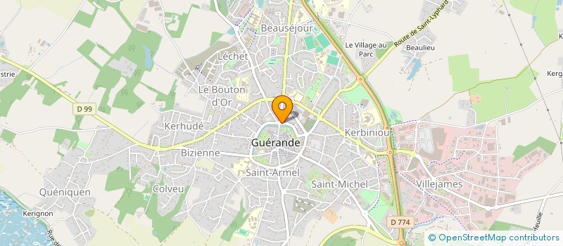 localisation de l'entreprise PRESQU ILE FONCIER PLACEMENT à GUERANDE