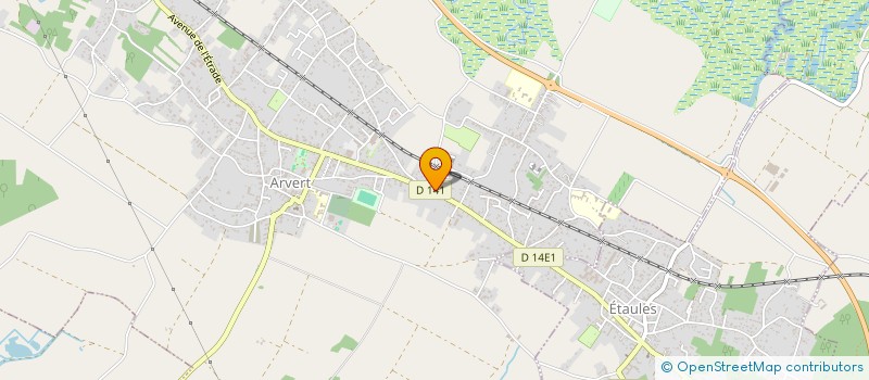 localisation de l'entreprise PRESQU'ILE MENUISERIE NEGOCE à ARVERT