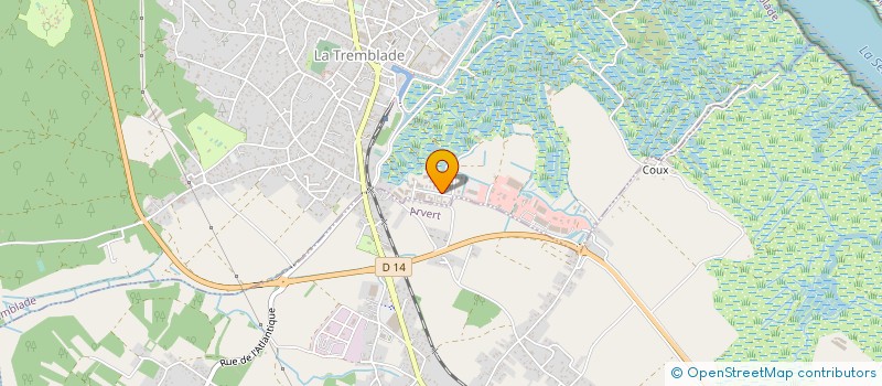 localisation de l'entreprise PRESQU'ILE PLOMB'ELEC  LA TREMBLADE