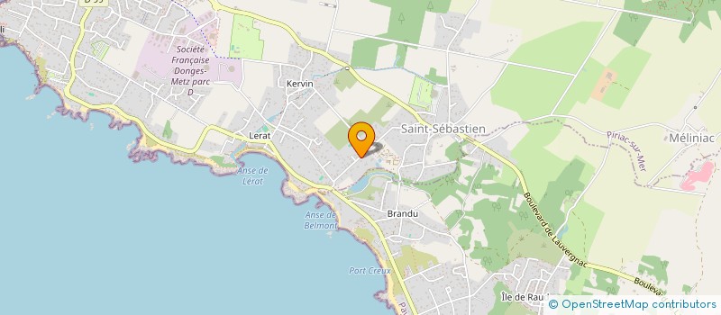 localisation de l'entreprise PRESQU'ILE PROJETS à PIRIAC-SUR-MER