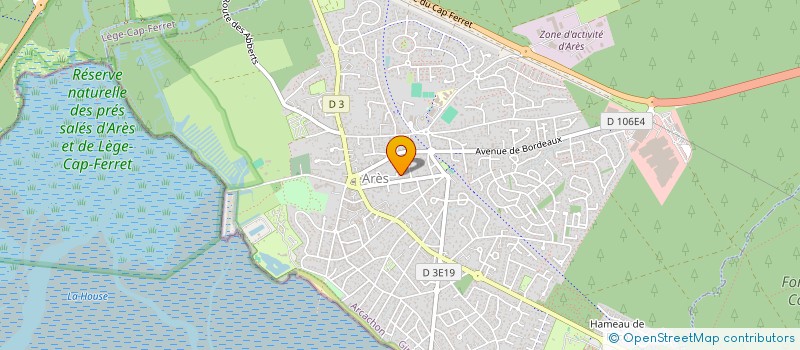 localisation de l'entreprise PRESQUE LUNE  ARES