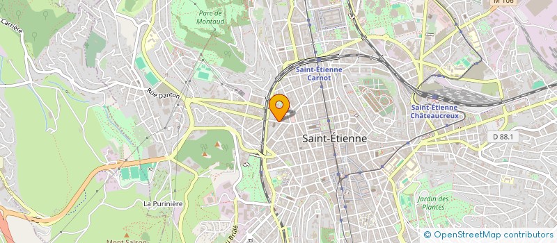 localisation de l'entreprise PRESQUE PAS DESIGNER  SAINT-ETIENNE