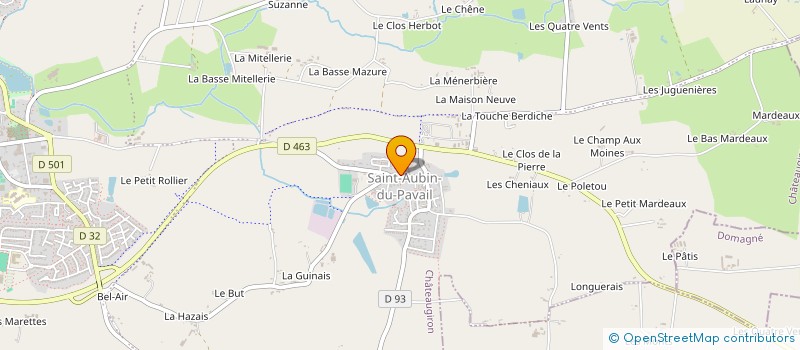 localisation de l'entreprise PRESQUE RIEN  CHATEAUGIRON