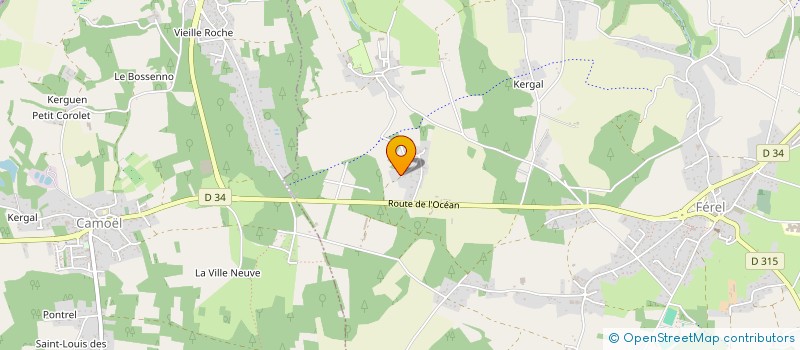 localisation de l'entreprise PRESQUIL'ELEC  FEREL