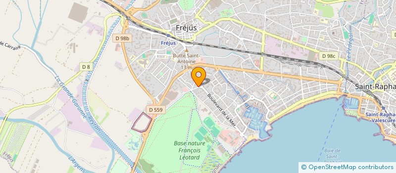 localisation de l'entreprise PRESS 83 à FREJUS