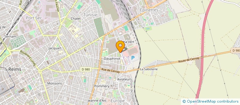 localisation de l'entreprise PRESS-9  REIMS