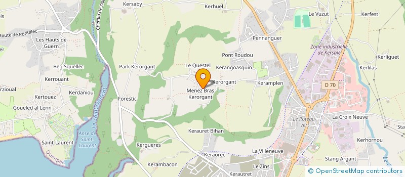 localisation de l'entreprise PRESS'ACCES  CONCARNEAU