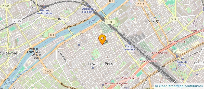 localisation de l'entreprise PRESS COURSES à LEVALLOIS-PERRET