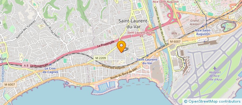 localisation de l'entreprise PRESS EVENTS à SAINT-LAURENT-DU-VAR